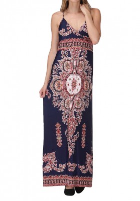 How To Wear A Tribal Print Maxi Dress Depending On Your Body Type