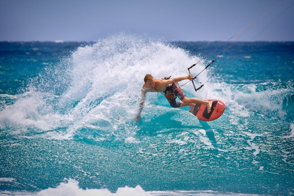 water sports at beach