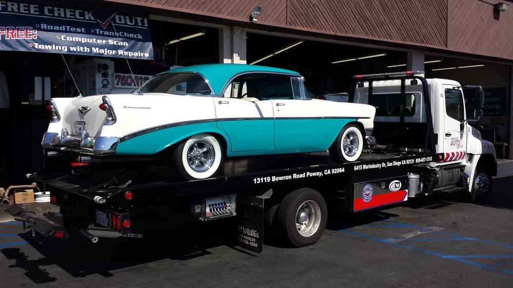 Vintage Car Towing in Poway